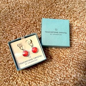 Red earrings